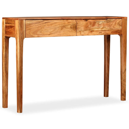244957 vidaXL Console Table Solid Wood 118x30x80 cm