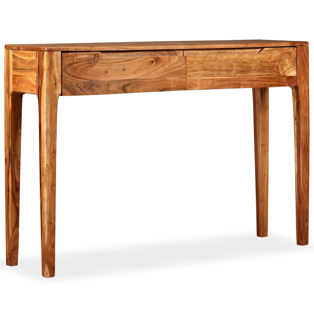 244957 vidaXL Console Table Solid Wood 118x30x80 cm