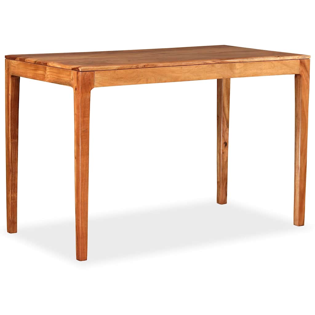 244958 vidaXL Dining Table Solid Wood 118x60x76 cm