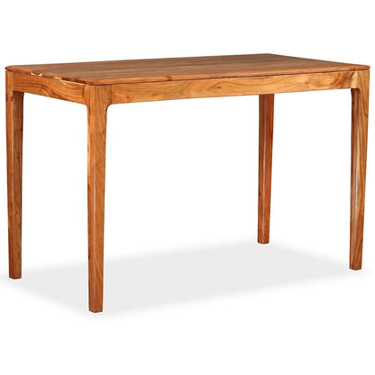 244958 vidaXL Dining Table Solid Wood 118x60x76 cm