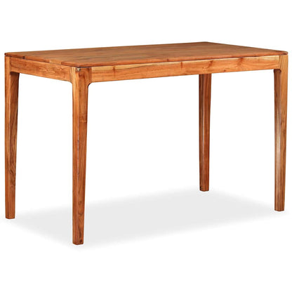 244958 vidaXL Dining Table Solid Wood 118x60x76 cm