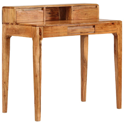 244959 vidaXL Writing Desk with Drawers Solid Wood 88x50x90 cm