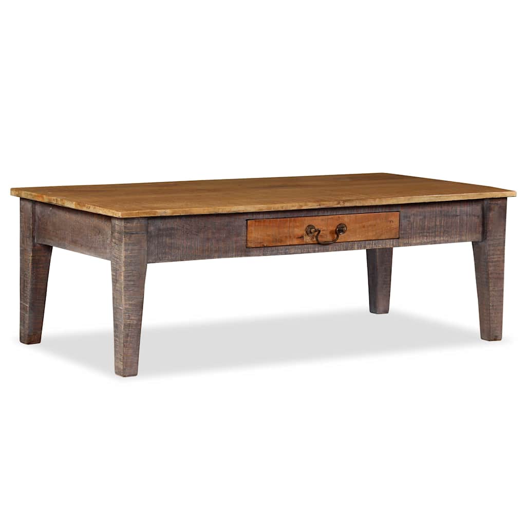 244968 vidaXL Coffee Table Solid Wood Vintage 118x60x40 cm