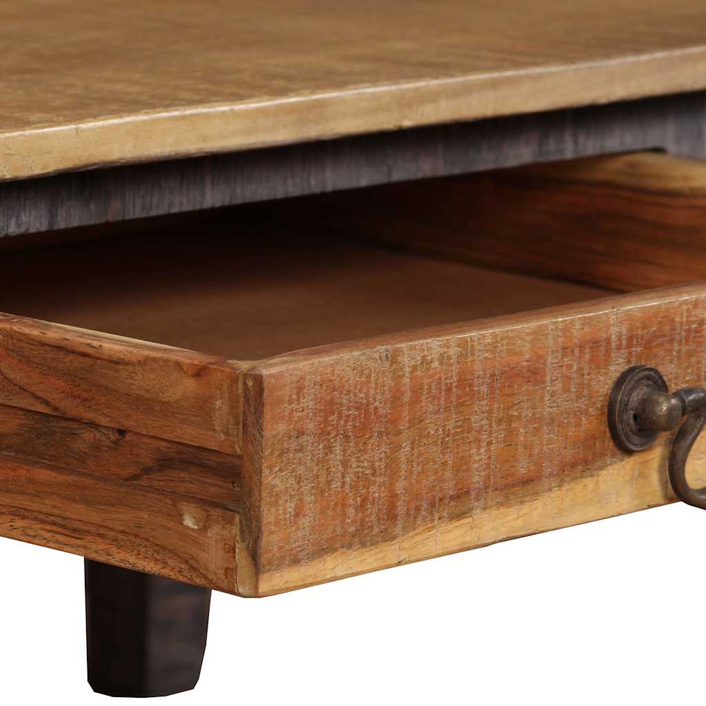 244968 vidaXL Coffee Table Solid Wood Vintage 118x60x40 cm
