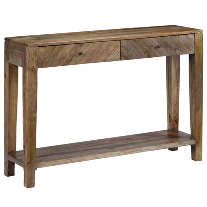 244969 vidaXL Console Table Solid Mango Wood 118x30x80 cm