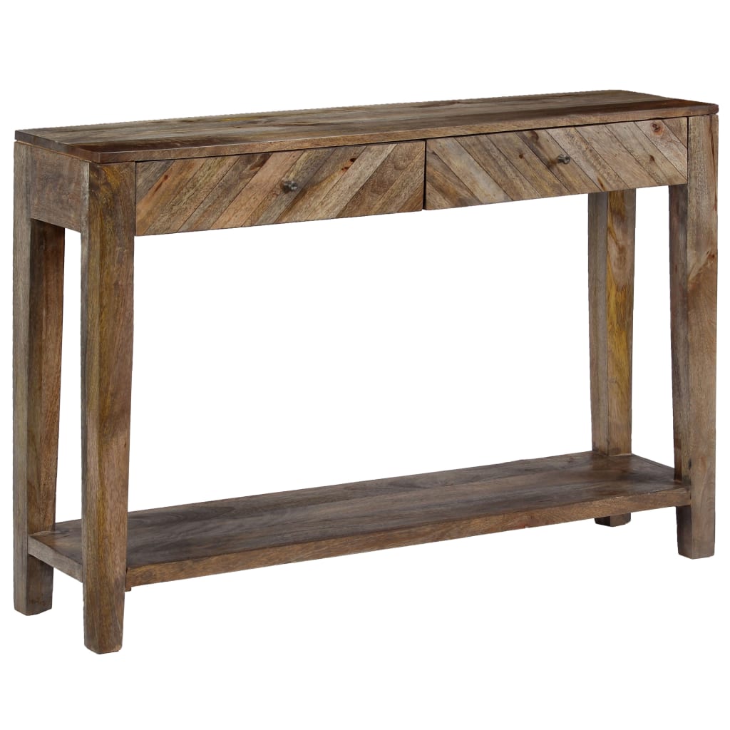 244969 vidaXL Console Table Solid Mango Wood 118x30x80 cm