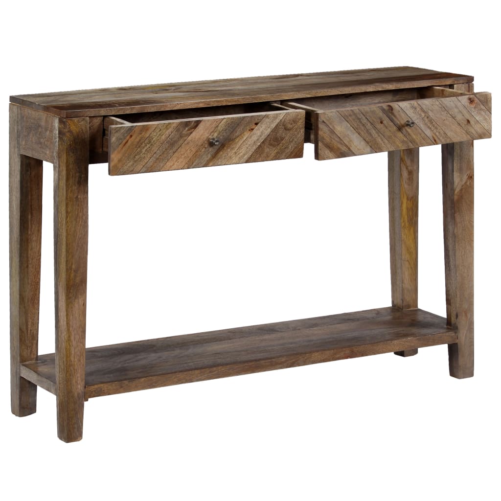 244969 vidaXL Console Table Solid Mango Wood 118x30x80 cm
