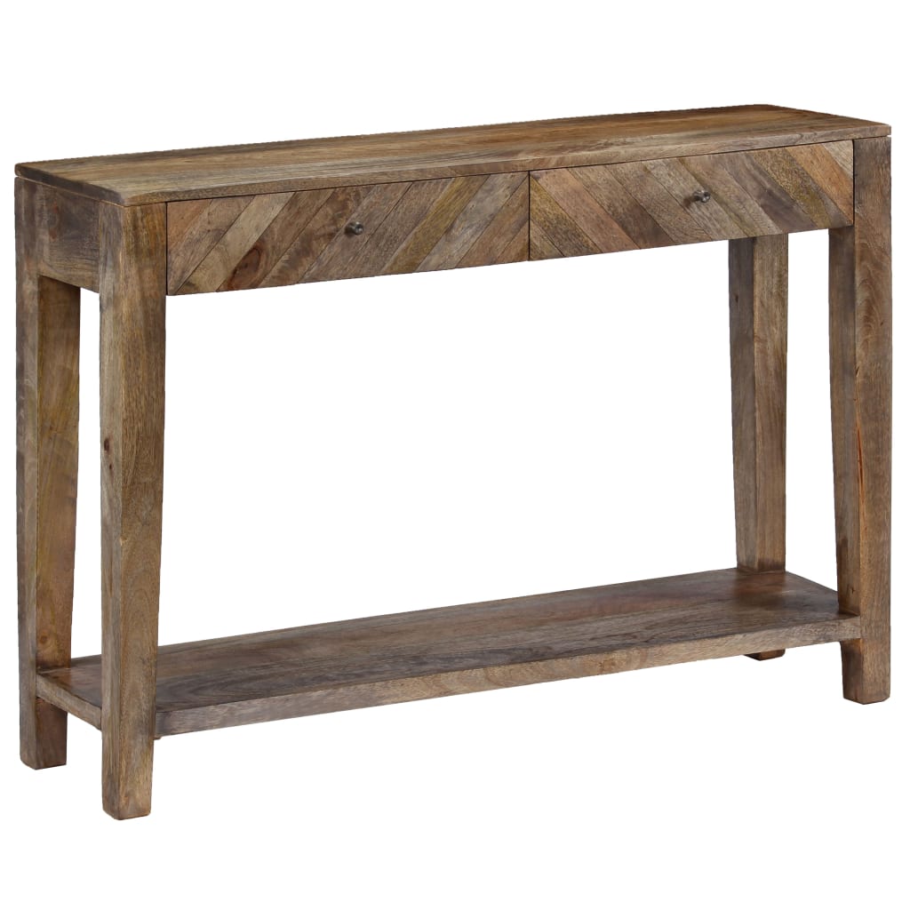 244969 vidaXL Console Table Solid Mango Wood 118x30x80 cm