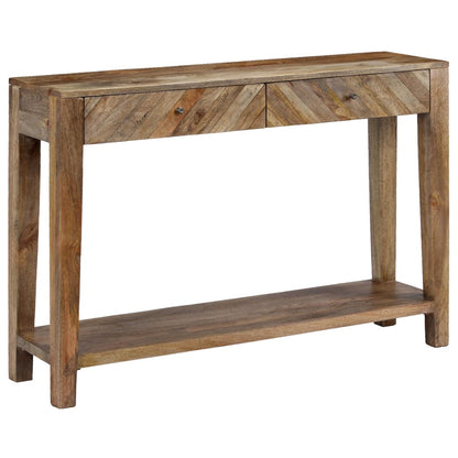 244969 vidaXL Console Table Solid Mango Wood 118x30x80 cm
