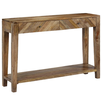 244969 vidaXL Console Table Solid Mango Wood 118x30x80 cm