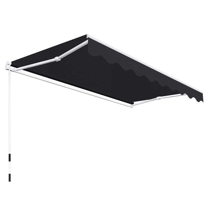 Manual Awning 3 x 2.5 m Anthracite 100% Polyester