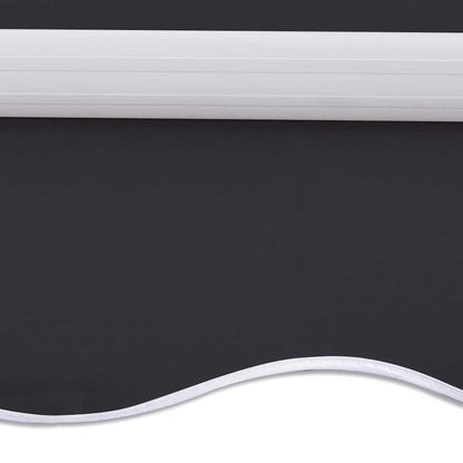 Manual Awning 3 x 2.5 m Anthracite 100% Polyester