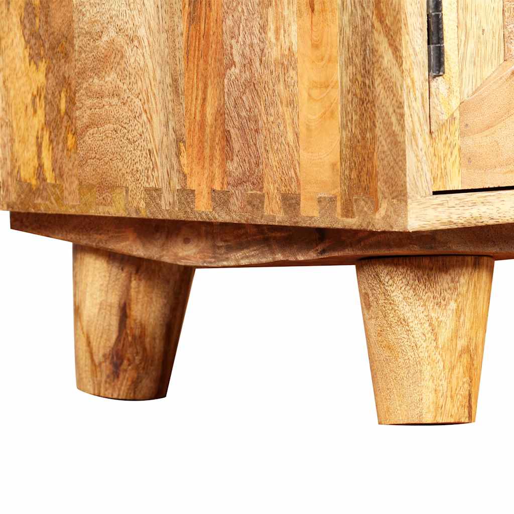 245136 vidaXL TV Cabinet Solid Mango Wood 118x35x40 cm