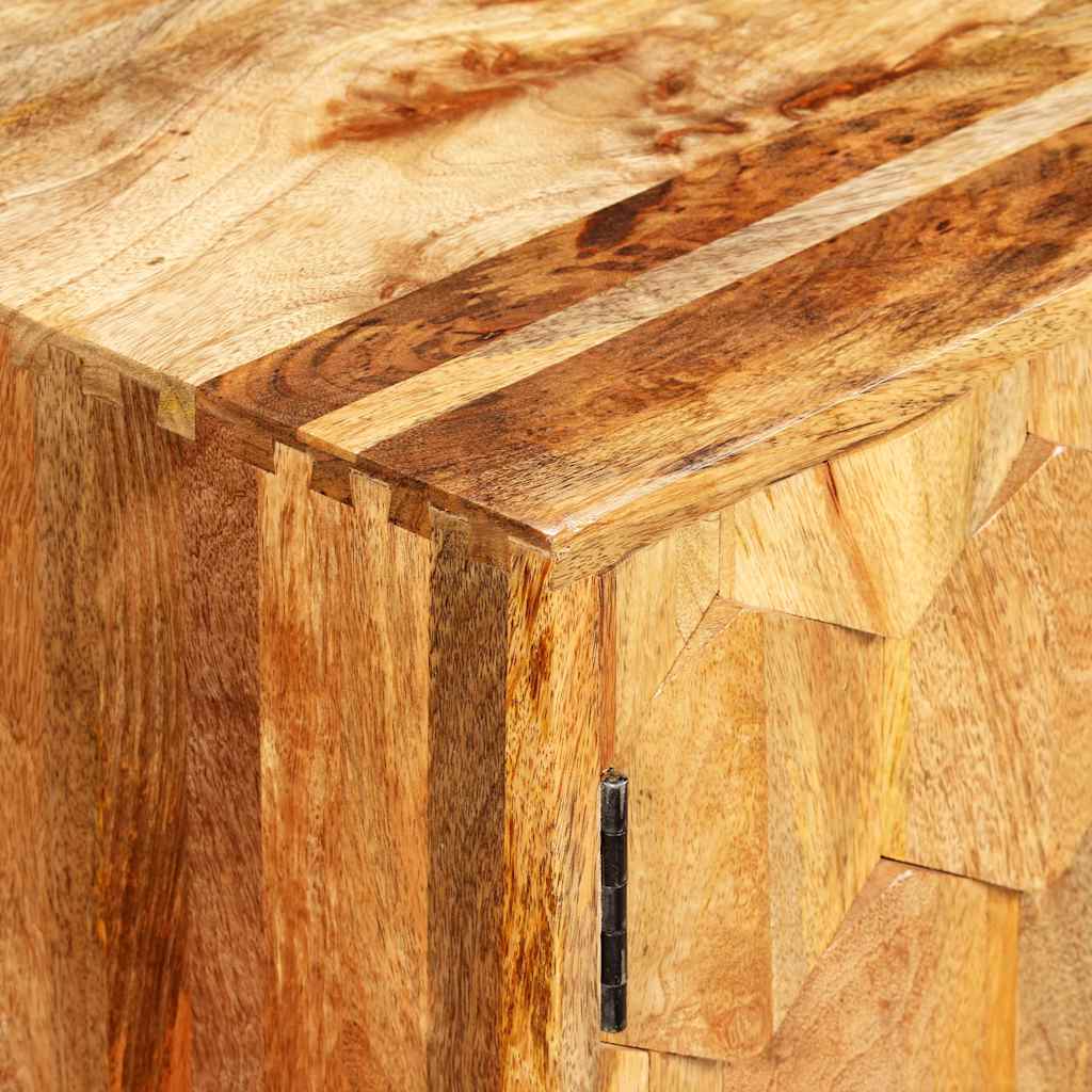 245136 vidaXL TV Cabinet Solid Mango Wood 118x35x40 cm