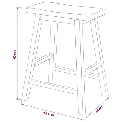Bar Set 3 Pieces MDF Black