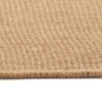 Area Rug Jute with Latex Backing 70x130 cm Natural