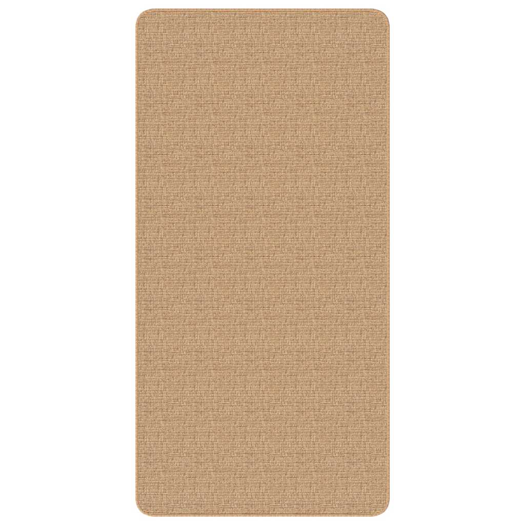 Area Rug Jute with Latex Backing 80x160 cm Natural