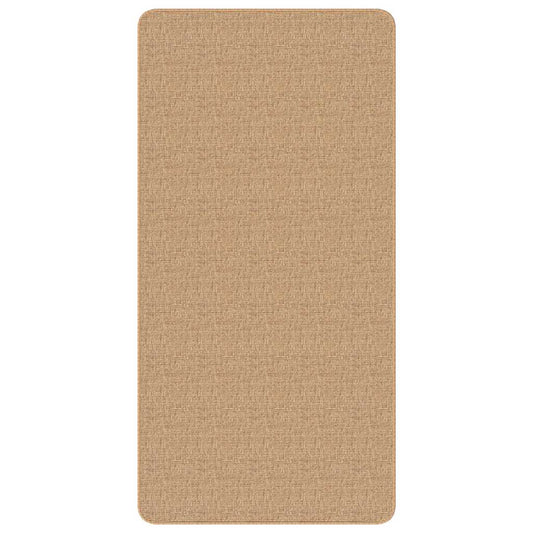 Area Rug Jute with Latex Backing 80x160 cm Natural