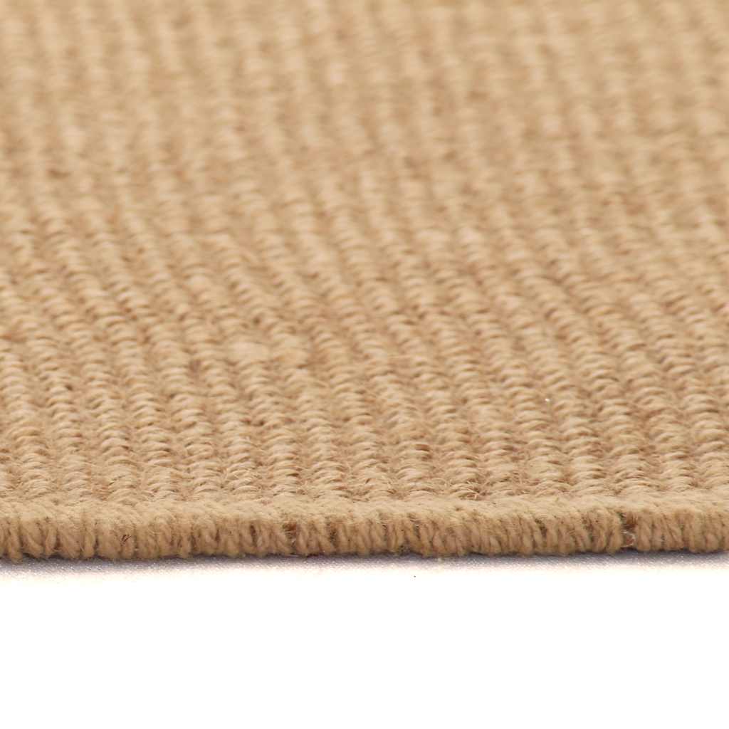 Area Rug Jute with Latex Backing 120x180 cm Natural