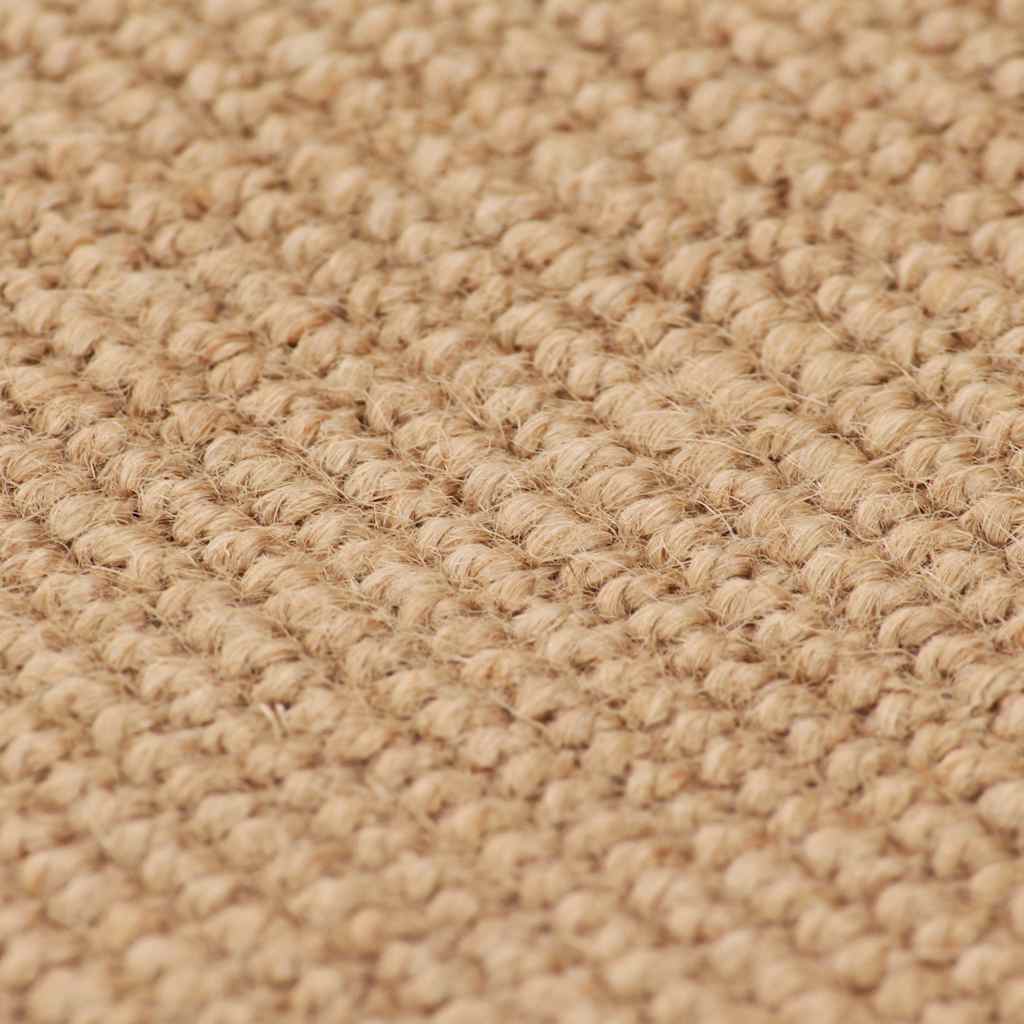 Area Rug Jute with Latex Backing 160x230 cm Natural