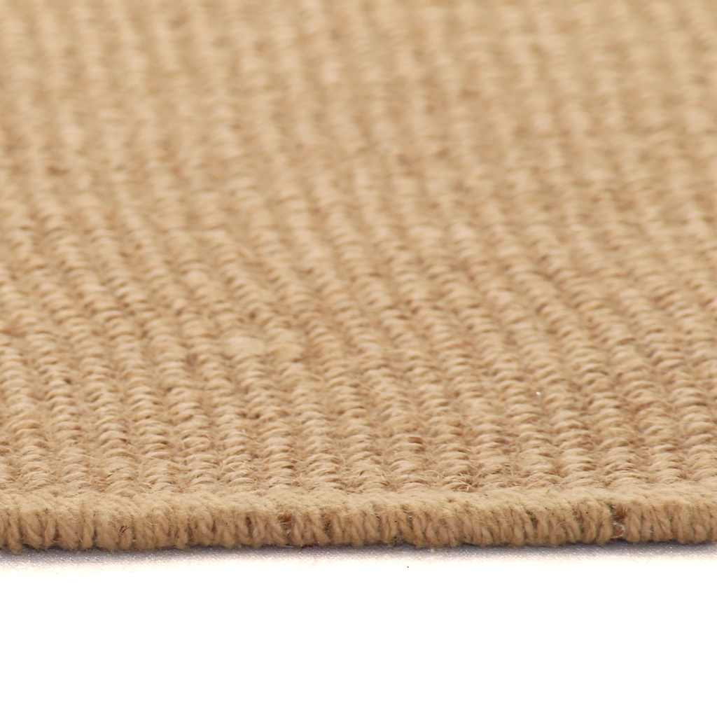 245287 vidaXL Area Rug Jute with Latex Backing 160x230 cm Natural