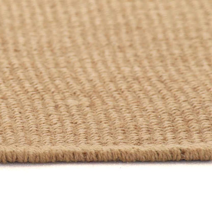 245287 vidaXL Area Rug Jute with Latex Backing 160x230 cm Natural