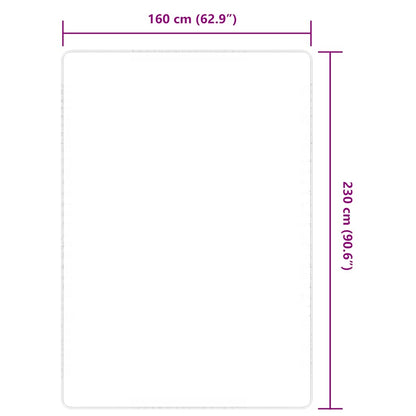 245287 vidaXL Area Rug Jute with Latex Backing 160x230 cm Natural