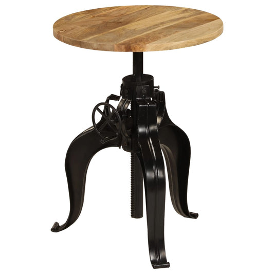 Bar Table Solid Mango Wood 60x(76-110) cm