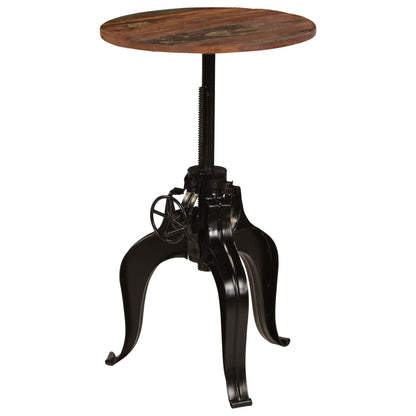 Bar Table Solid Reclaimed Wood 60x(76-110) cm