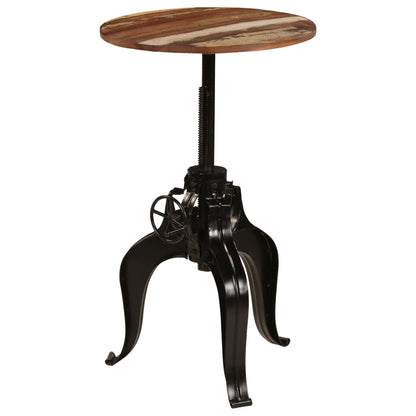 Bar Table Solid Reclaimed Wood 60x(76-110) cm