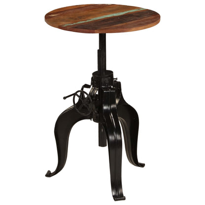 Bar Table Solid Reclaimed Wood 60x(76-110) cm