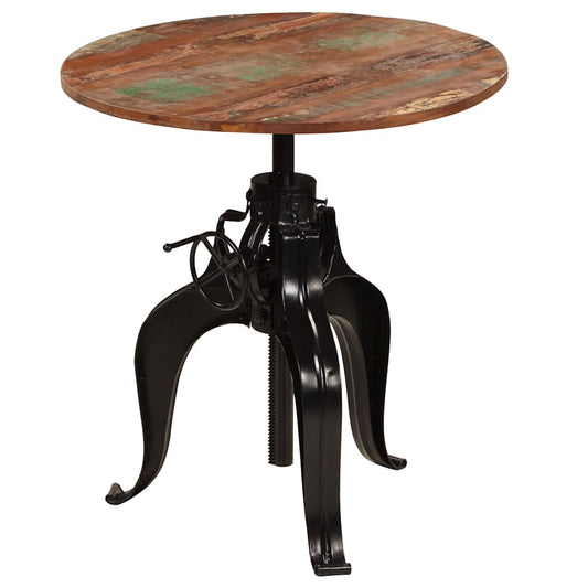 245269 vidaXL Bar Table Solid Reclaimed Wood 75x(76-110) cm