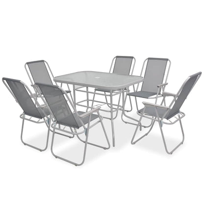 Outdoor Dining Set | Grey