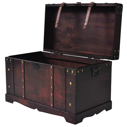 245478 vidaXL Vintage Treasure Chest Wood 66x38x40 cm