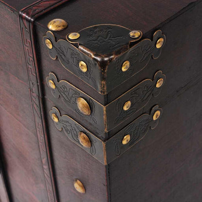 245478 vidaXL Vintage Treasure Chest Wood 66x38x40 cm