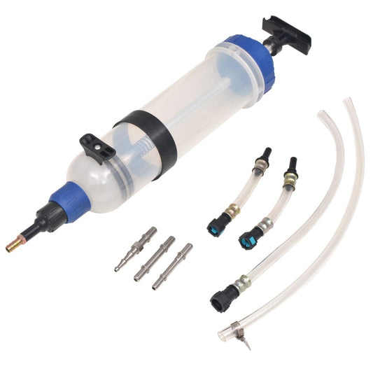 210436 vidaXL Fuel Petrol Diesel Fluid Retriever Syringe 1500 ml