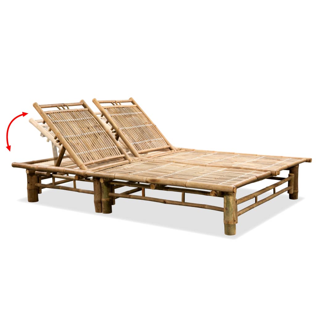 Sunlounger | Natural Bamboo | Bamboo | Extra Large