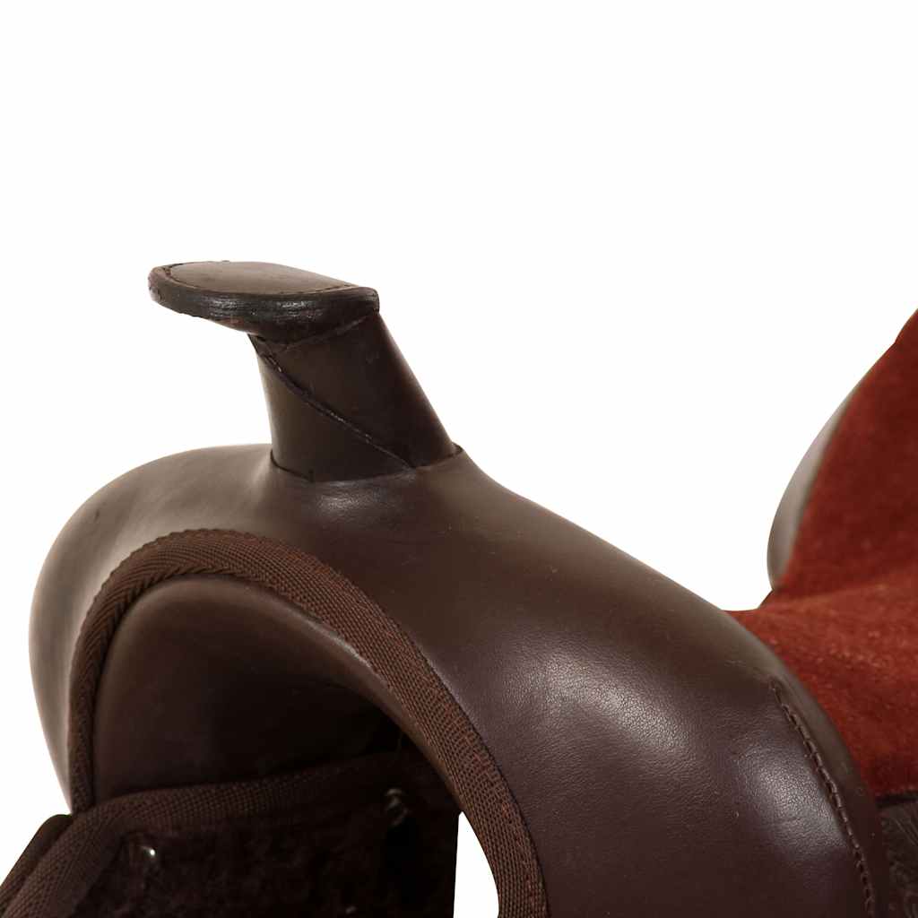 Western Horse Saddle | Brown | Genuine leather | 17 inches