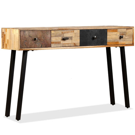 Console Table | Multicoloured | Reclaimed teak | Large | Console Table
