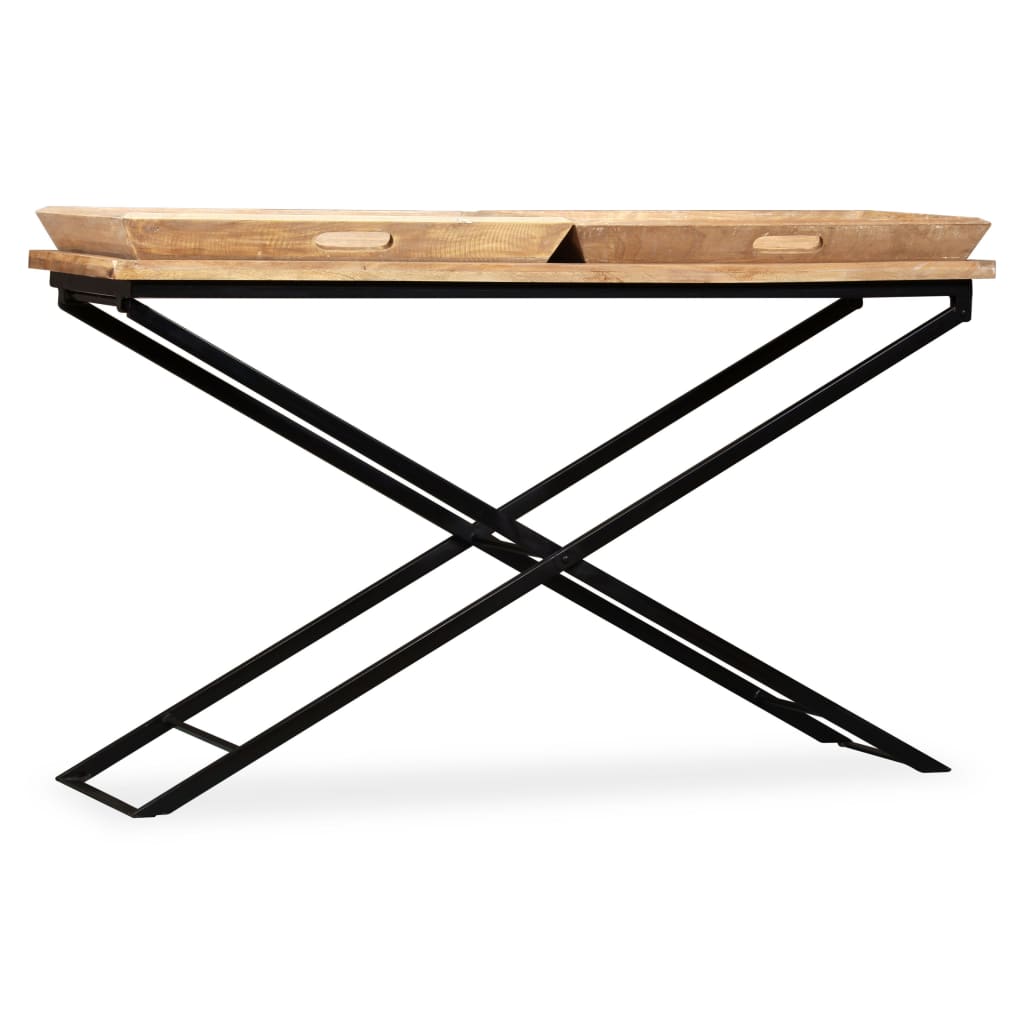 Console Table Solid Mango Wood 130x40x80 cm
