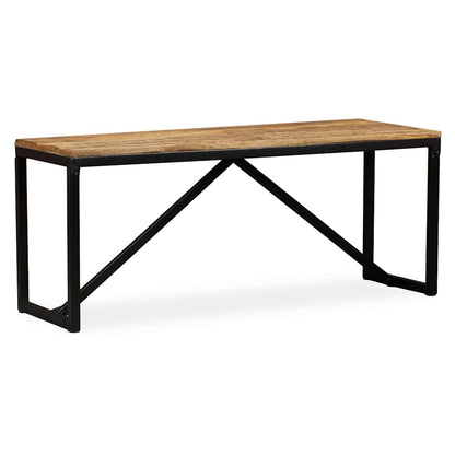Bench Solid Mango Wood 110x35x45 cm