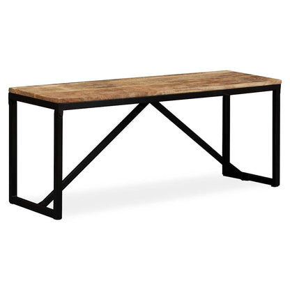 Bench Solid Mango Wood 110x35x45 cm