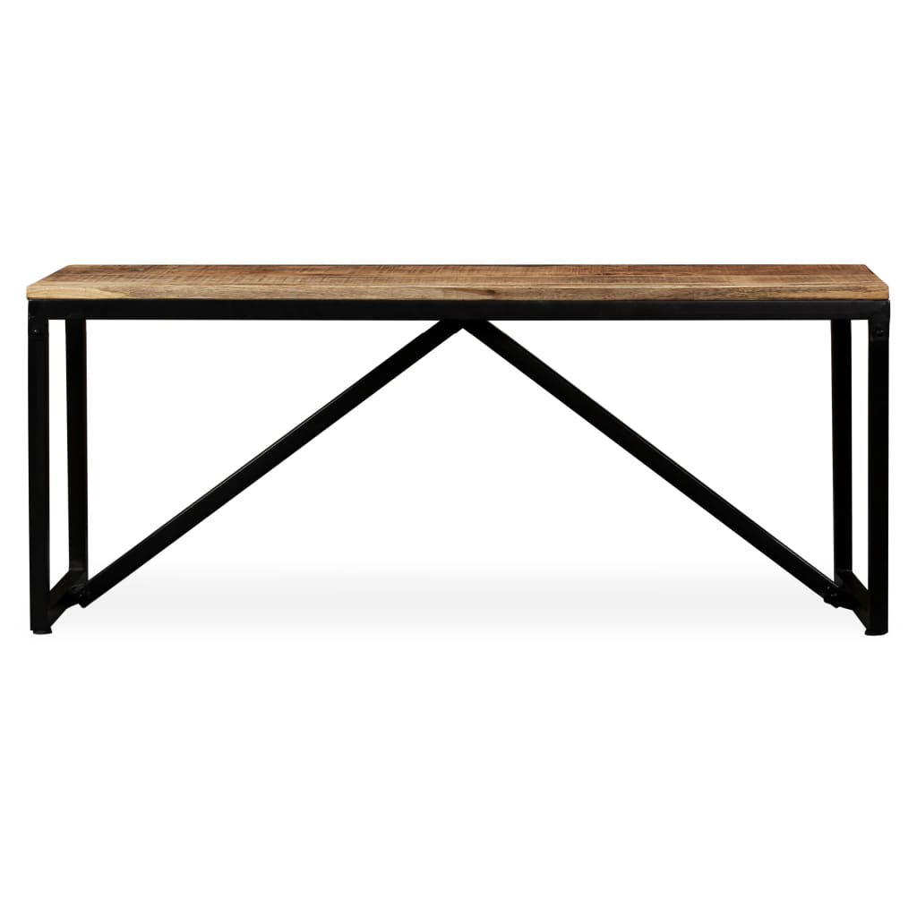 Bench Solid Mango Wood 110x35x45 cm