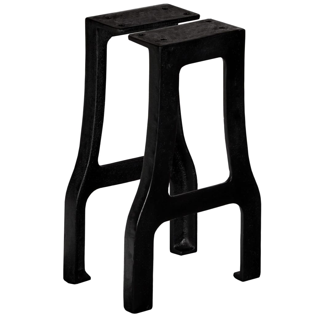 Bench Leg | Set of 2 | Black | Cast iron | Medium | Durable | Bench Legs