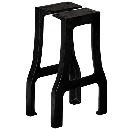 Bench Leg | Set of 2 | Black | Cast iron | Medium | Durable | Bench Legs