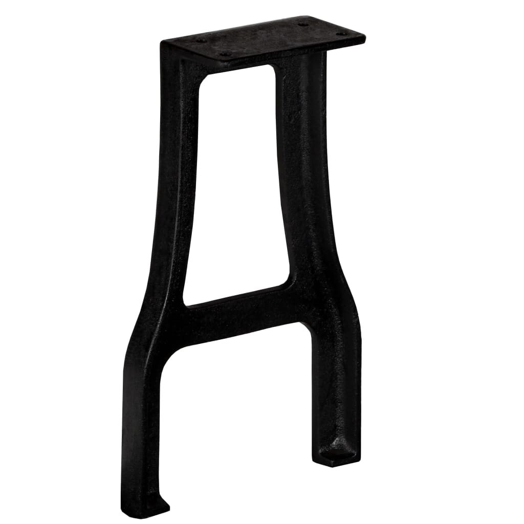 Bench Leg | Set of 2 | Black | Cast iron | Medium | Durable | Bench Legs