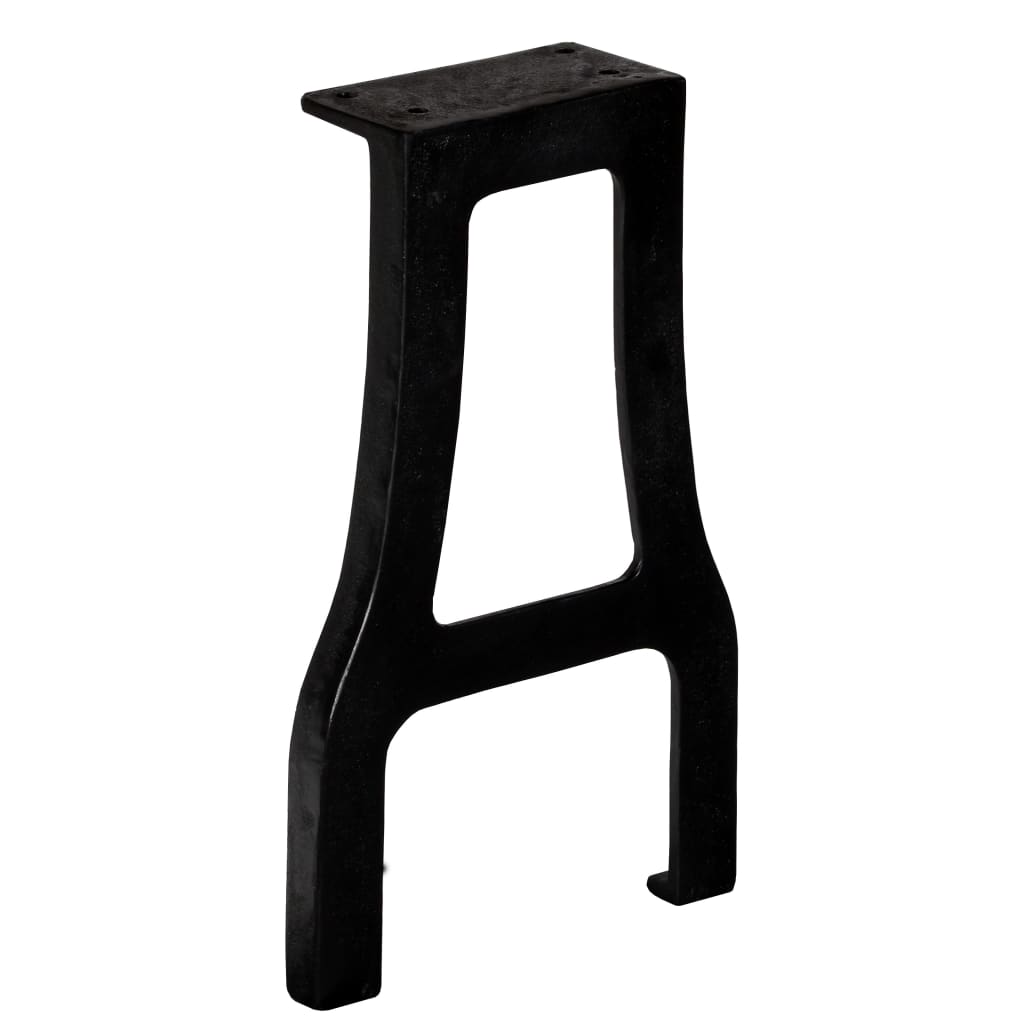 Bench Leg | Set of 2 | Black | Cast iron | Medium | Durable | Bench Legs