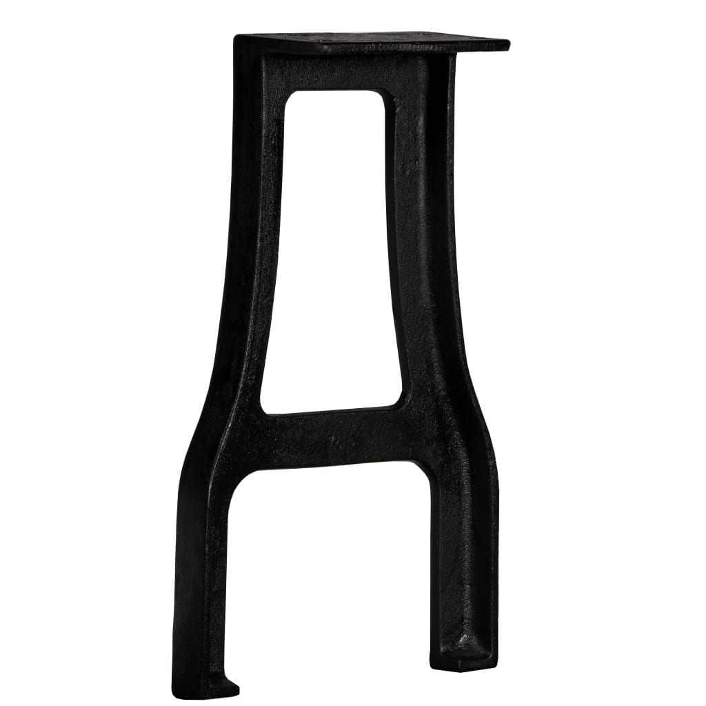 Bench Leg | Set of 2 | Black | Cast iron | Medium | Durable | Bench Legs