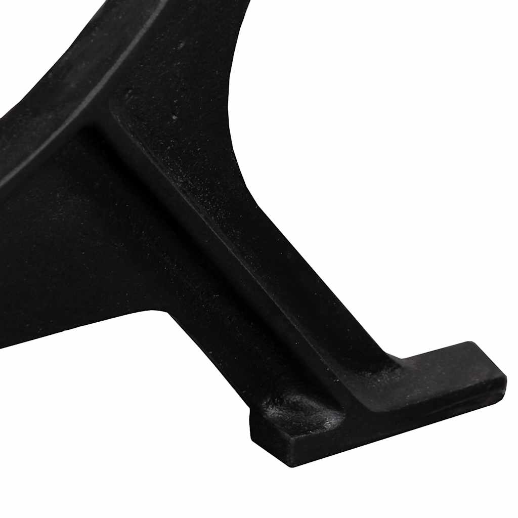 Dining Table Legs 2 pcs O-Frame Cast Iron