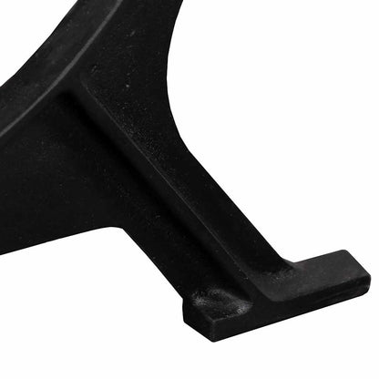 Dining Table Legs 2 pcs O-Frame Cast Iron